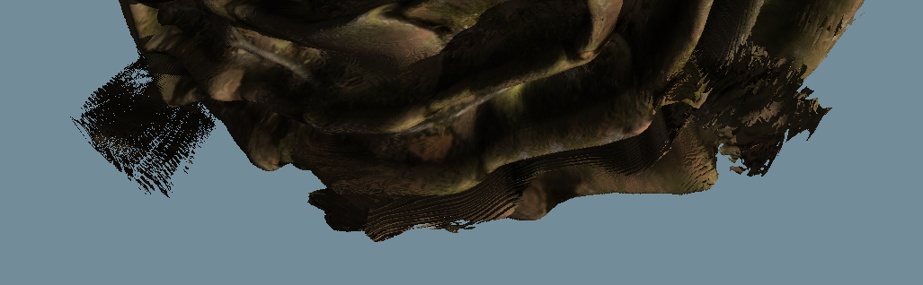 Knuckles and sky ghosts at areas of high animation distortion